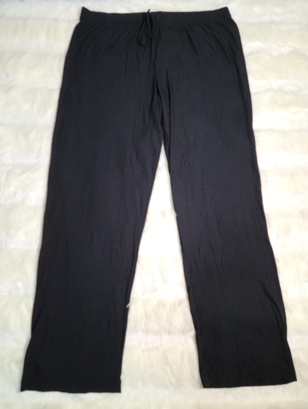 SKIMS Cotton Rib Wide Leg Pants Women X-Large NEW